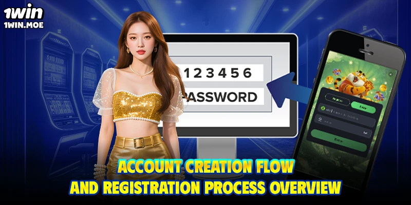 Account creation flow and registration process overview