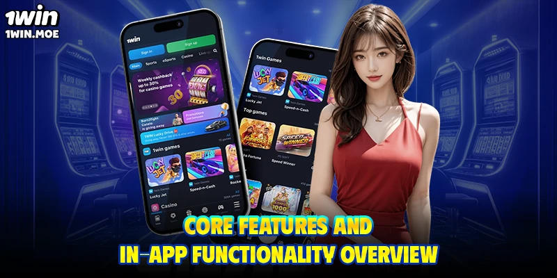 Core features and in-app functionality overview