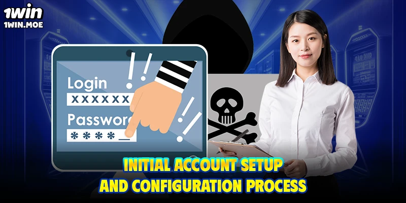 Initial account setup and configuration process