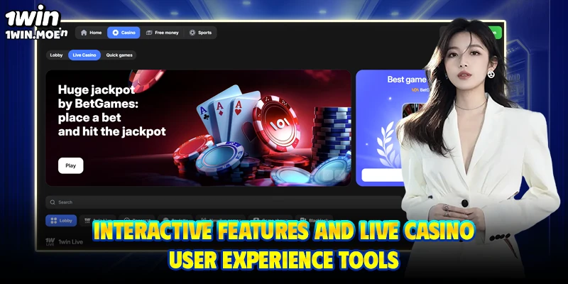 Interactive features and live casino user experience tools