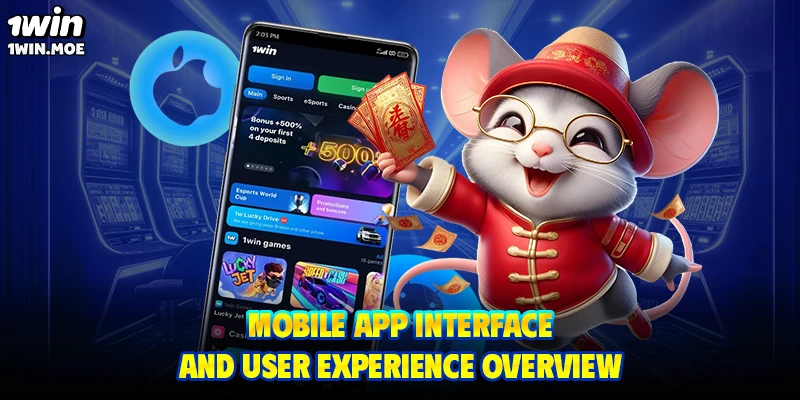 Mobile app interface and user experience overview