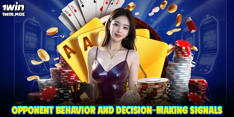 Opponent behavior and decision-making signals