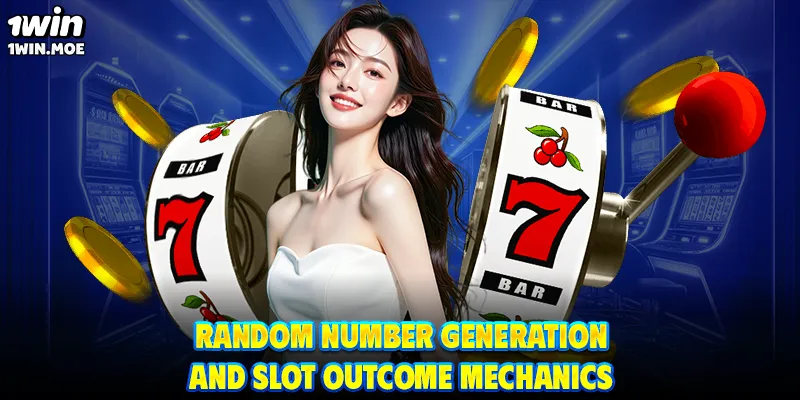 Random number generation and slot outcome mechanics
