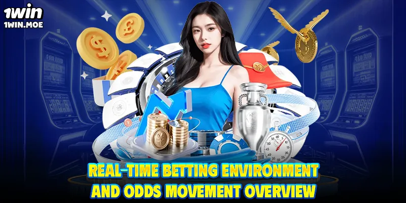Real-time betting environment and odds movement overview