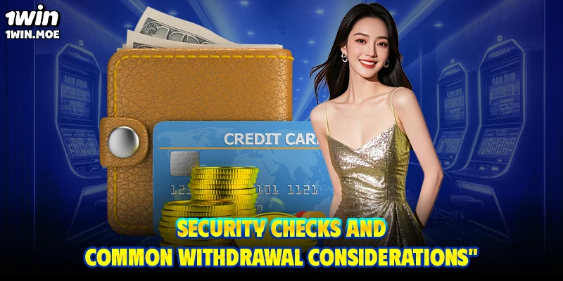 Security checks and common withdrawal considerations