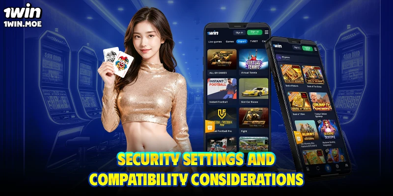 Security settings and compatibility considerations