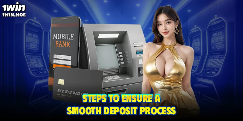 Steps to ensure a smooth deposit process