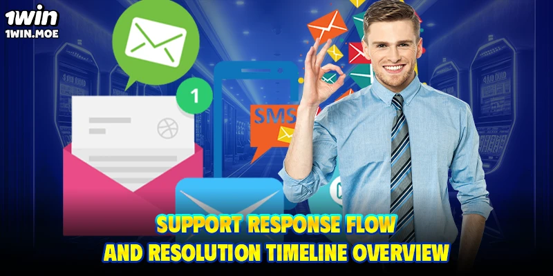 Support response flow and resolution timeline overview