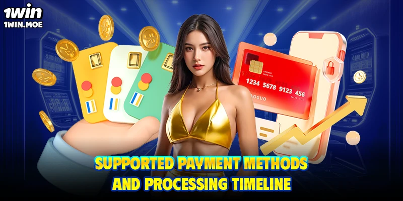 Supported payment methods and processing timeline