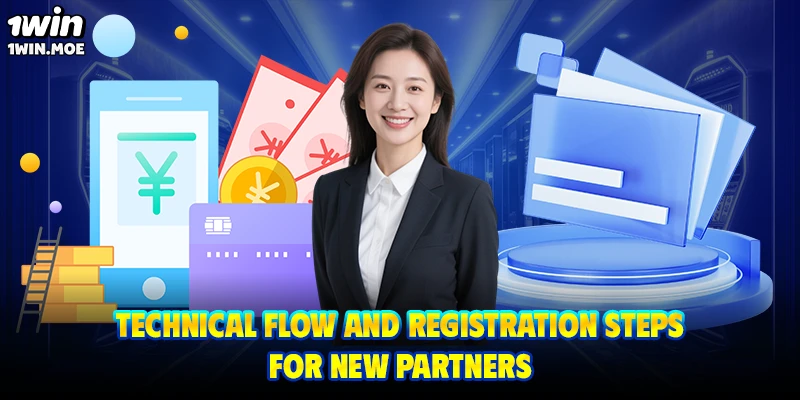 Technical flow and registration steps for new partners