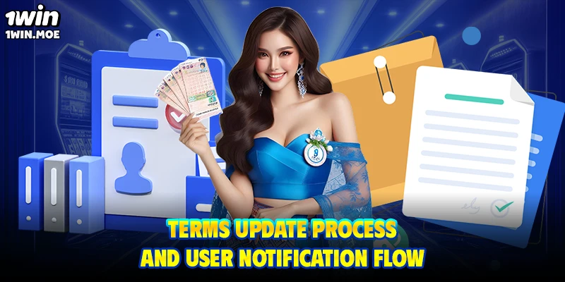 Terms update process and user notification flow