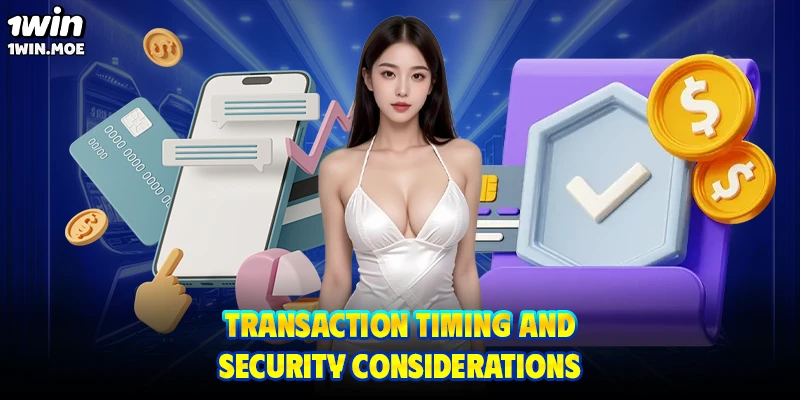 Transaction timing and security considerations