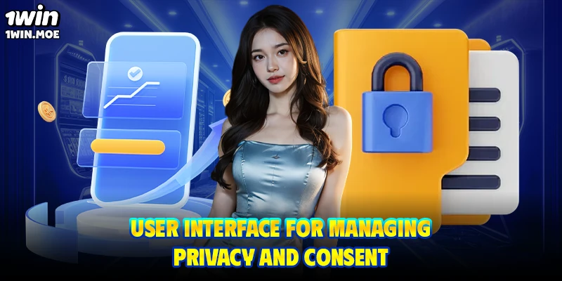 User interface for managing privacy and consent